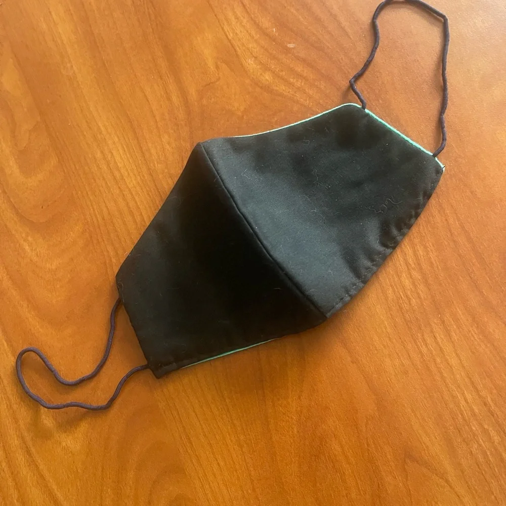 Black and Green Face Mask